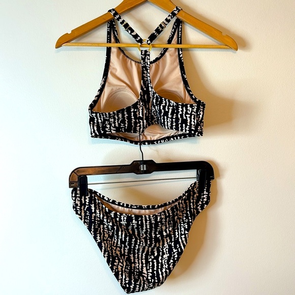 KONA SOL Black and Cream Women's Swim Set - Picture 4 of 8
